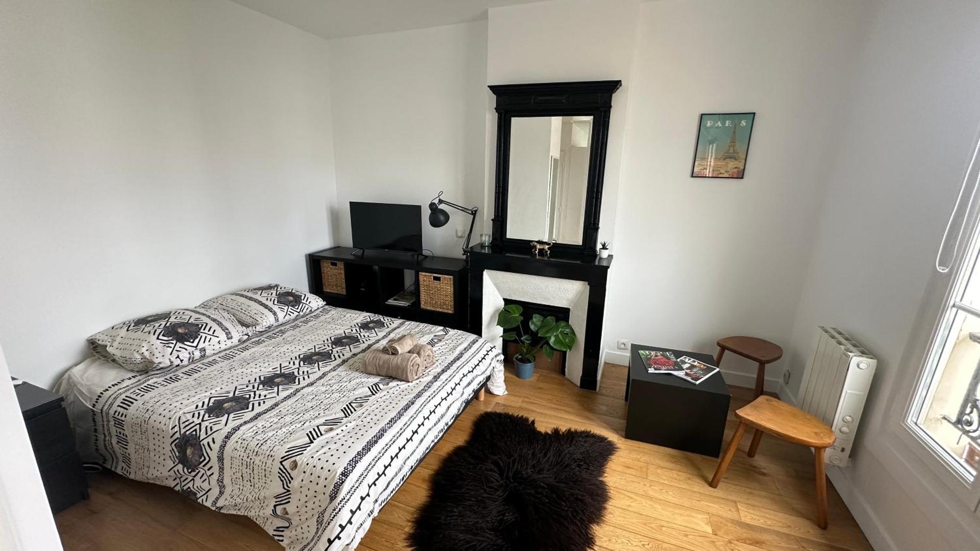 Charmant Studio Au Coeur Du 18E Appartement Parijs Buitenkant foto